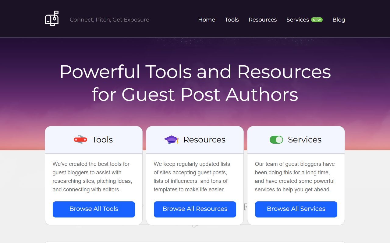 Screenshot of the Guestpost.com website (guestpost.com)