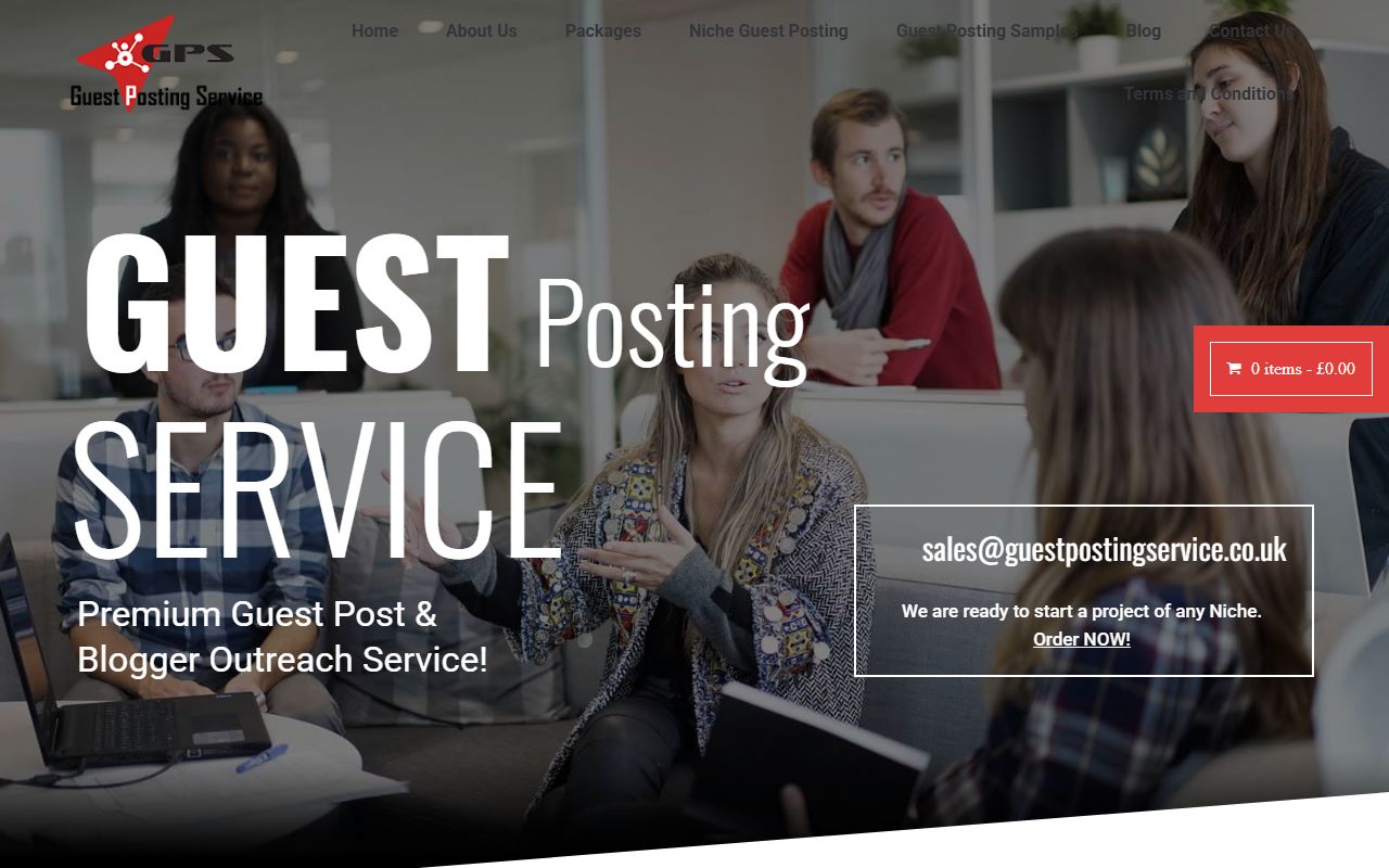 Screenshot of the Guest Posting Services UK website (guestpostingservice.co.uk)