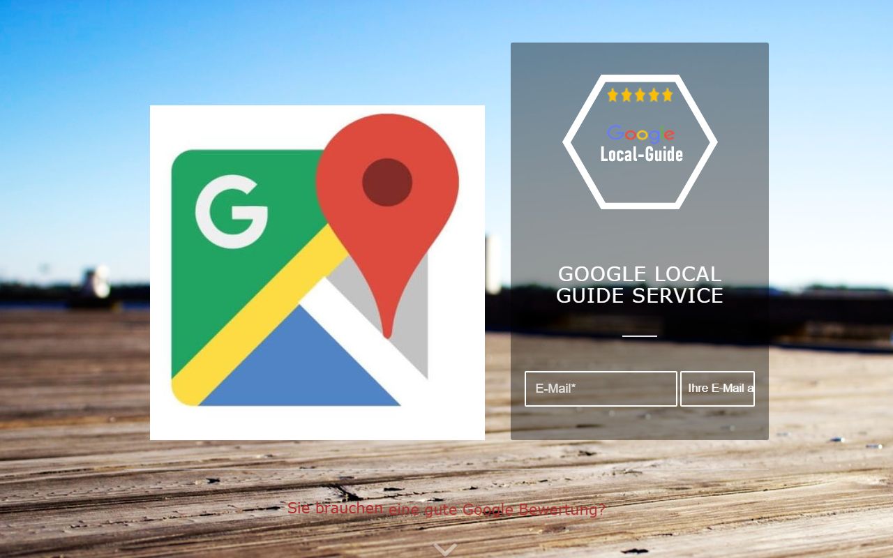 Screenshot of the Local-guide website (local-guide.info)